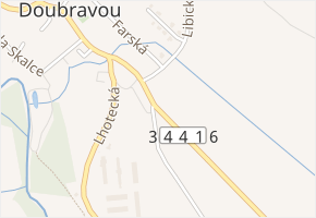 Na Čihadlech v obci Libice nad Doubravou - mapa ulice