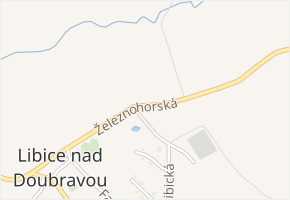Železnohorská v obci Libice nad Doubravou - mapa ulice