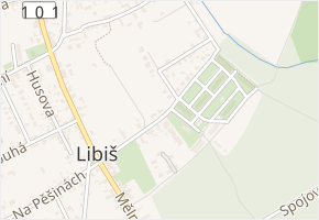 Budovatelů v obci Libiš - mapa ulice