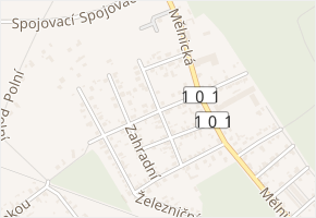 Průběžná v obci Libiš - mapa ulice