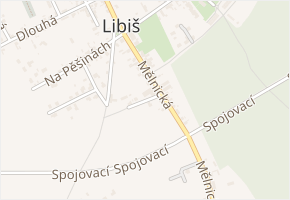V Zátiší v obci Libiš - mapa ulice