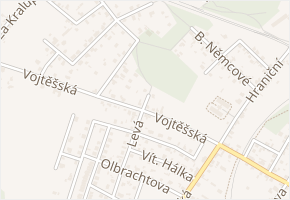 Za Kostelem v obci Libiš - mapa ulice