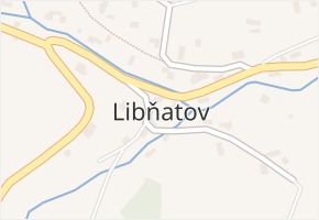 Libňatov v obci Libňatov - mapa části obce