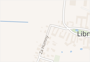 Za Humny v obci Libníč - mapa ulice