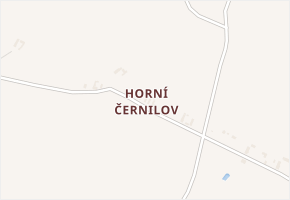 Horní Černilov v obci Libníkovice - mapa části obce