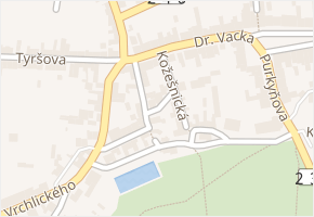 Nerudova v obci Libochovice - mapa ulice