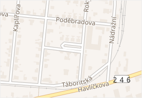 Paříkovo náměstí v obci Libochovice - mapa ulice