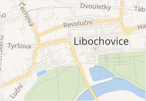Purkyňova v obci Libochovice - mapa ulice