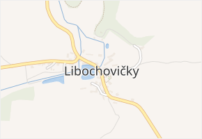 Libochovičky v obci Libochovičky - mapa části obce