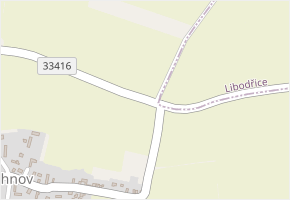 Kocanda v obci Libodřice - mapa ulice
