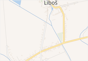 Krnov v obci Liboš - mapa ulice