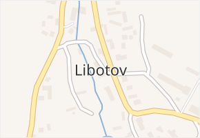 Libotov v obci Libotov - mapa části obce