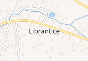 Librantice v obci Librantice - mapa části obce