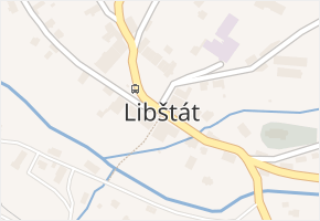Libštát v obci Libštát - mapa části obce