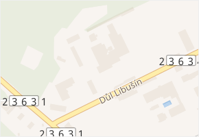 Důl Kladno v obci Libušín - mapa ulice