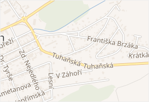 Frant. Vilta v obci Libušín - mapa ulice