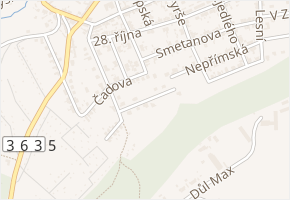 Pod Maxovkou v obci Libušín - mapa ulice