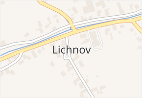 Lichnov v obci Lichnov - mapa části obce
