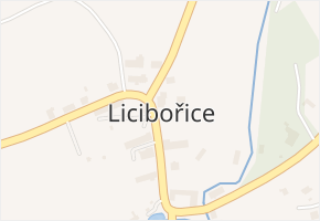 Licibořice v obci Licibořice - mapa části obce