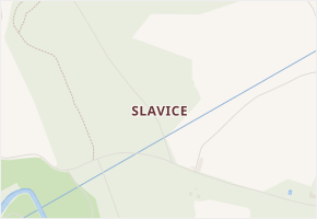 Slavice v obci Licibořice - mapa části obce