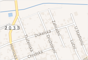 Dukelská v obci Líně - mapa ulice