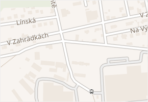 Plzeňská v obci Líně - mapa ulice