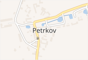 Petrkov v obci Lípa - mapa části obce