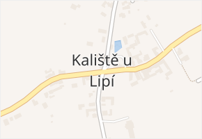 Kaliště u Lipí v obci Lipí - mapa části obce
