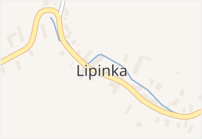 Lipinka v obci Lipinka - mapa části obce
