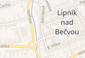 Perštýnská v obci Lipník nad Bečvou - mapa ulice