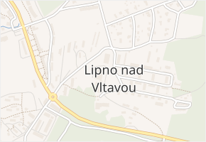 Lipno nad Vltavou v obci Lipno nad Vltavou - mapa části obce