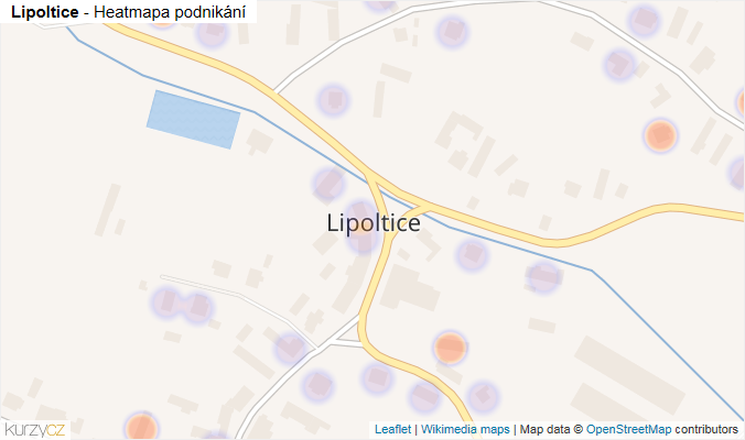 Mapa Lipoltice - Firmy v části obce.