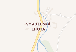 Sovoluská Lhota v obci Lipoltice - mapa části obce