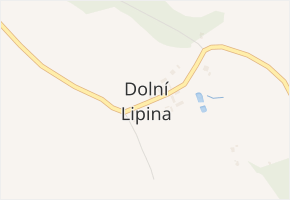 Dolní Lipina v obci Lipová - mapa části obce