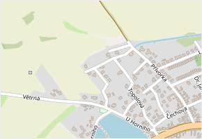 Lomená v obci Lišov - mapa ulice