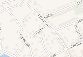 Polní v obci Lišov - mapa ulice