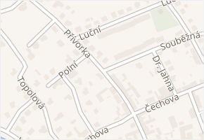 Přívorka v obci Lišov - mapa ulice