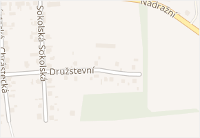 Družstevní v obci Liteň - mapa ulice