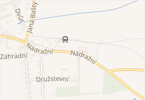 Nádražní v obci Liteň - mapa ulice