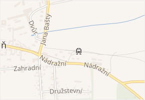 Třebízského sady v obci Liteň - mapa ulice