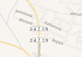 Akátová v obci Litoměřice - mapa ulice