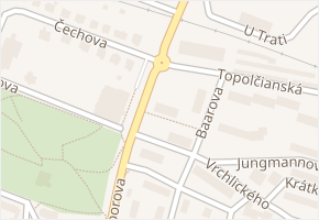 Daliborova v obci Litoměřice - mapa ulice
