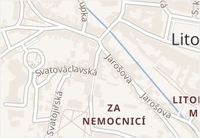 Dómská v obci Litoměřice - mapa ulice