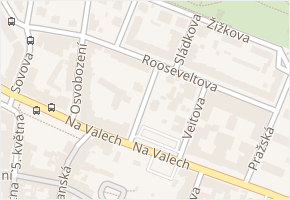 Dvořákova v obci Litoměřice - mapa ulice