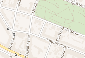 Fügnerova v obci Litoměřice - mapa ulice