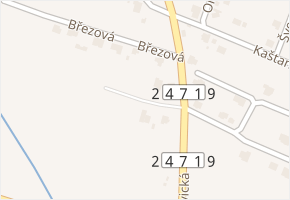 Habrová v obci Litoměřice - mapa ulice