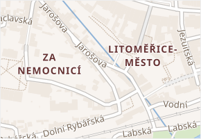 Horní Dubina v obci Litoměřice - mapa ulice