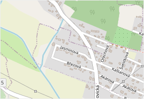 Jasmínová v obci Litoměřice - mapa ulice