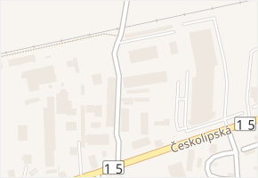 K Výtopně v obci Litoměřice - mapa ulice