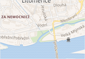Labská v obci Litoměřice - mapa ulice